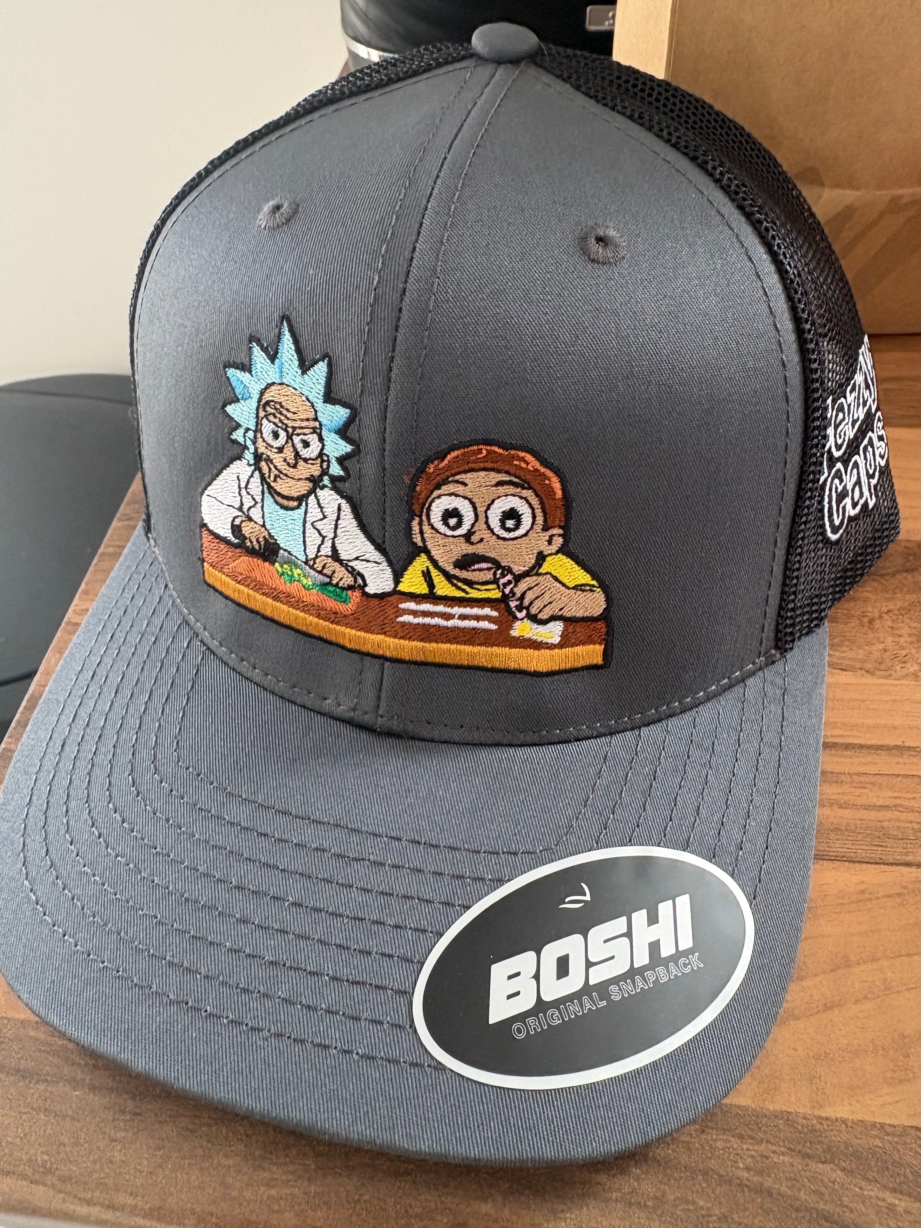 Pickle Rick and Snorty- grey/black