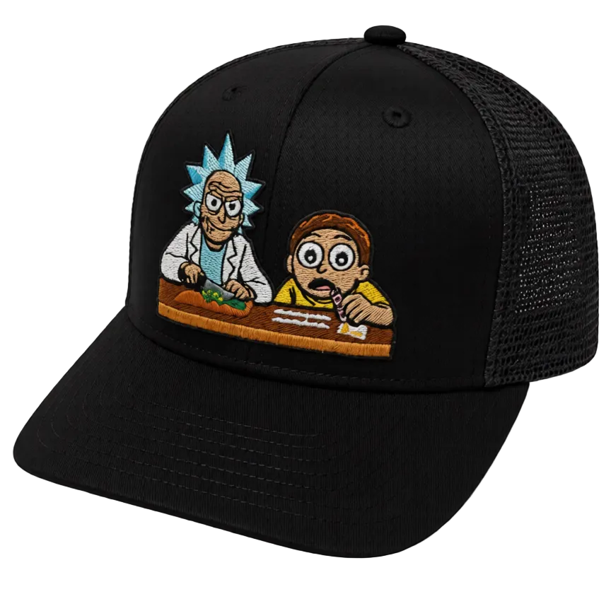 Pickle rick and snorty- black