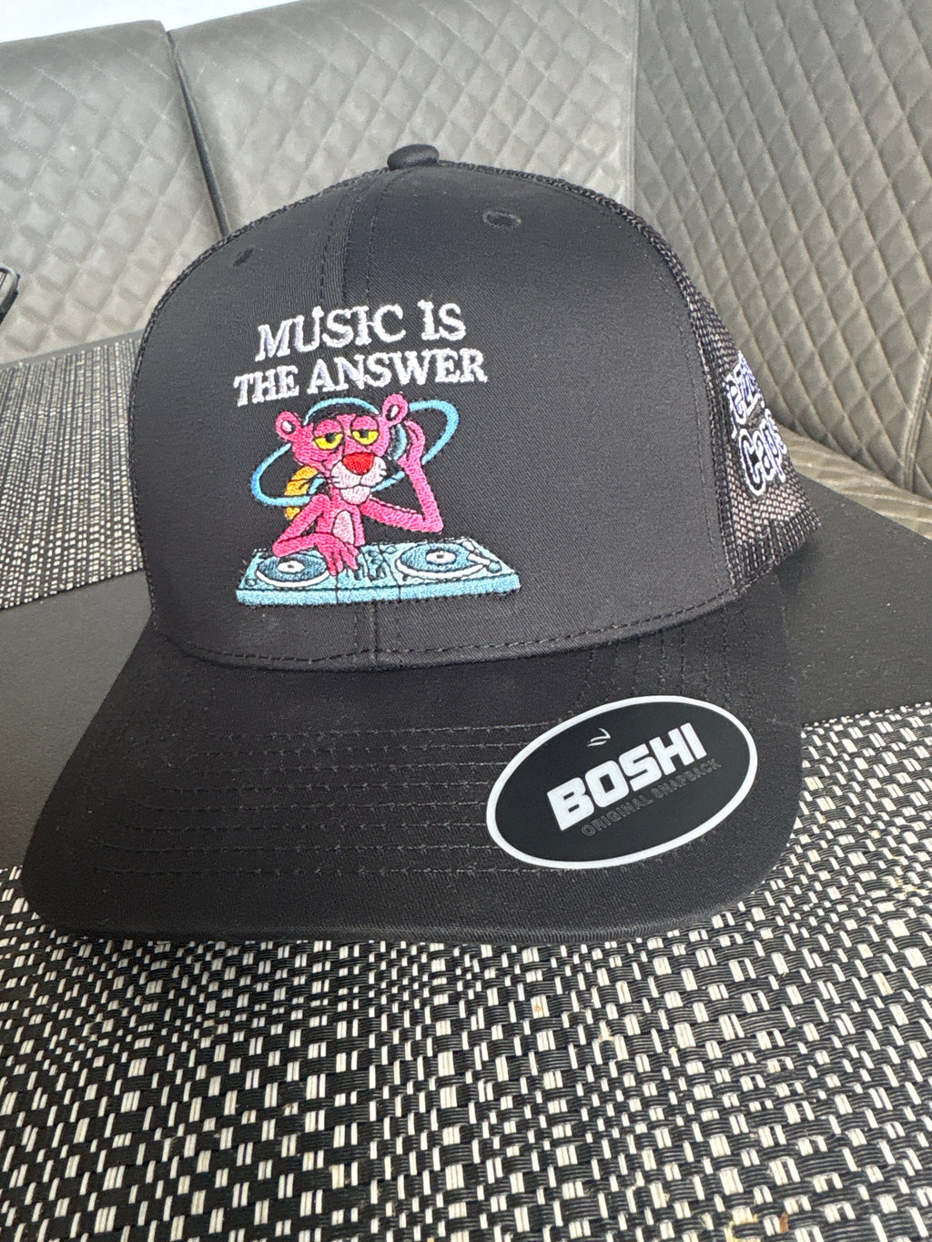 Pink panther music is the answer-black