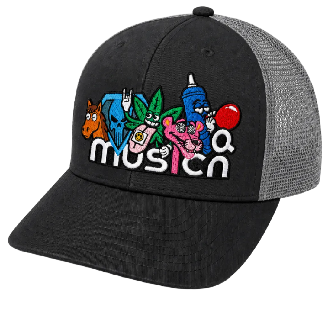 Music on- black/grey