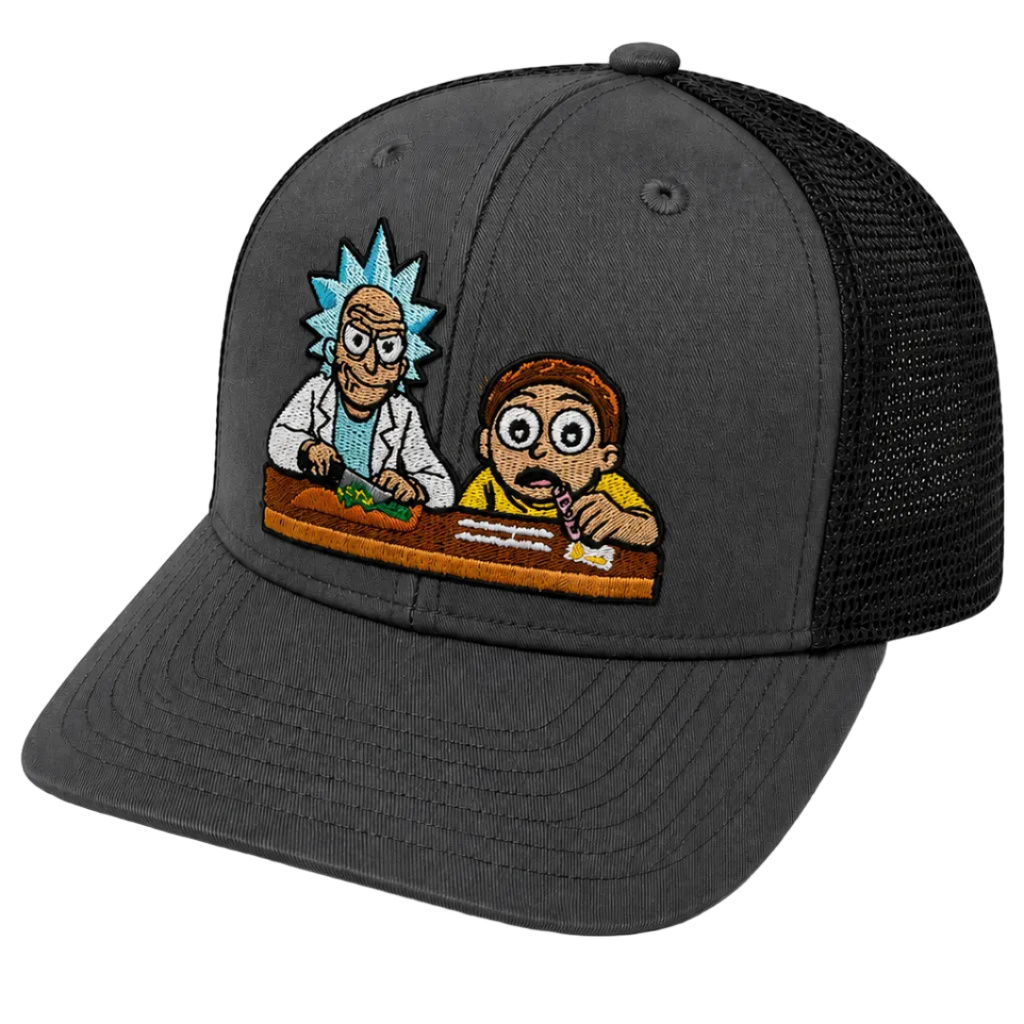 Pickle Rick and Snorty- grey/black