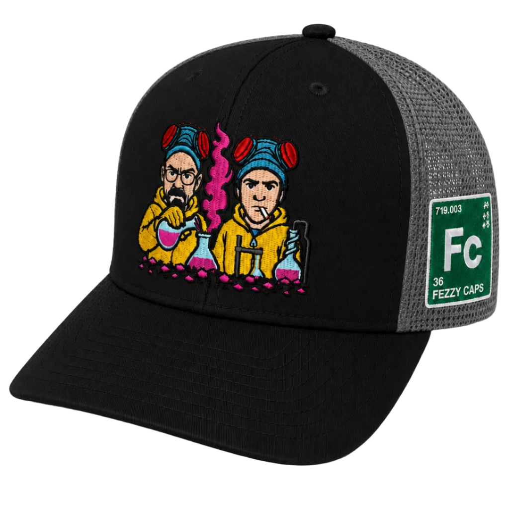 Breaking bad pink cook up- black/grey