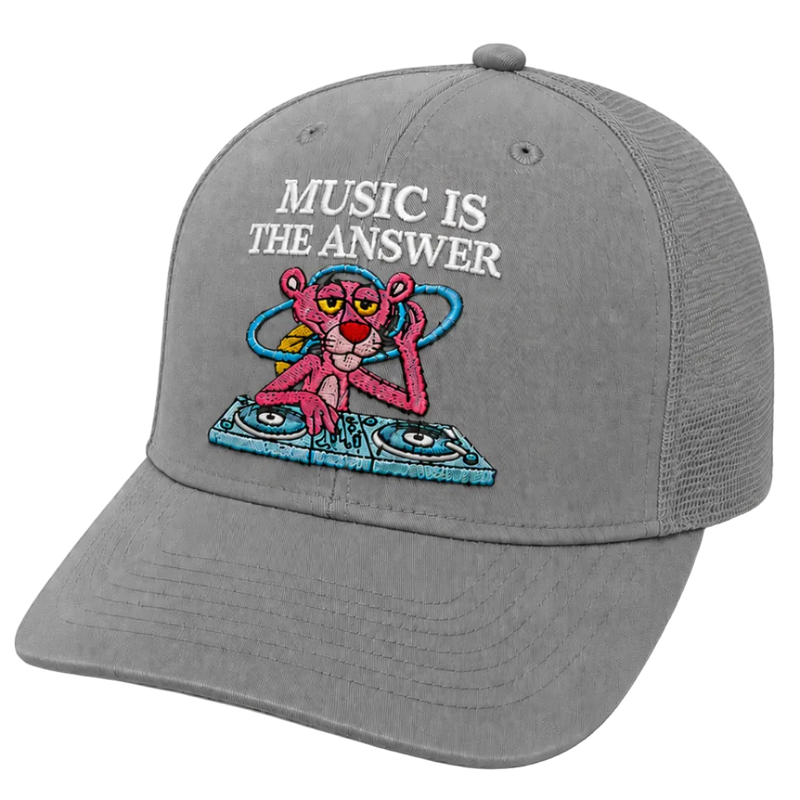 Pink panther music is the answer-grey