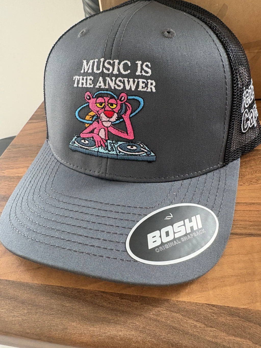Pink Panther Music Is The Answer- grey/black