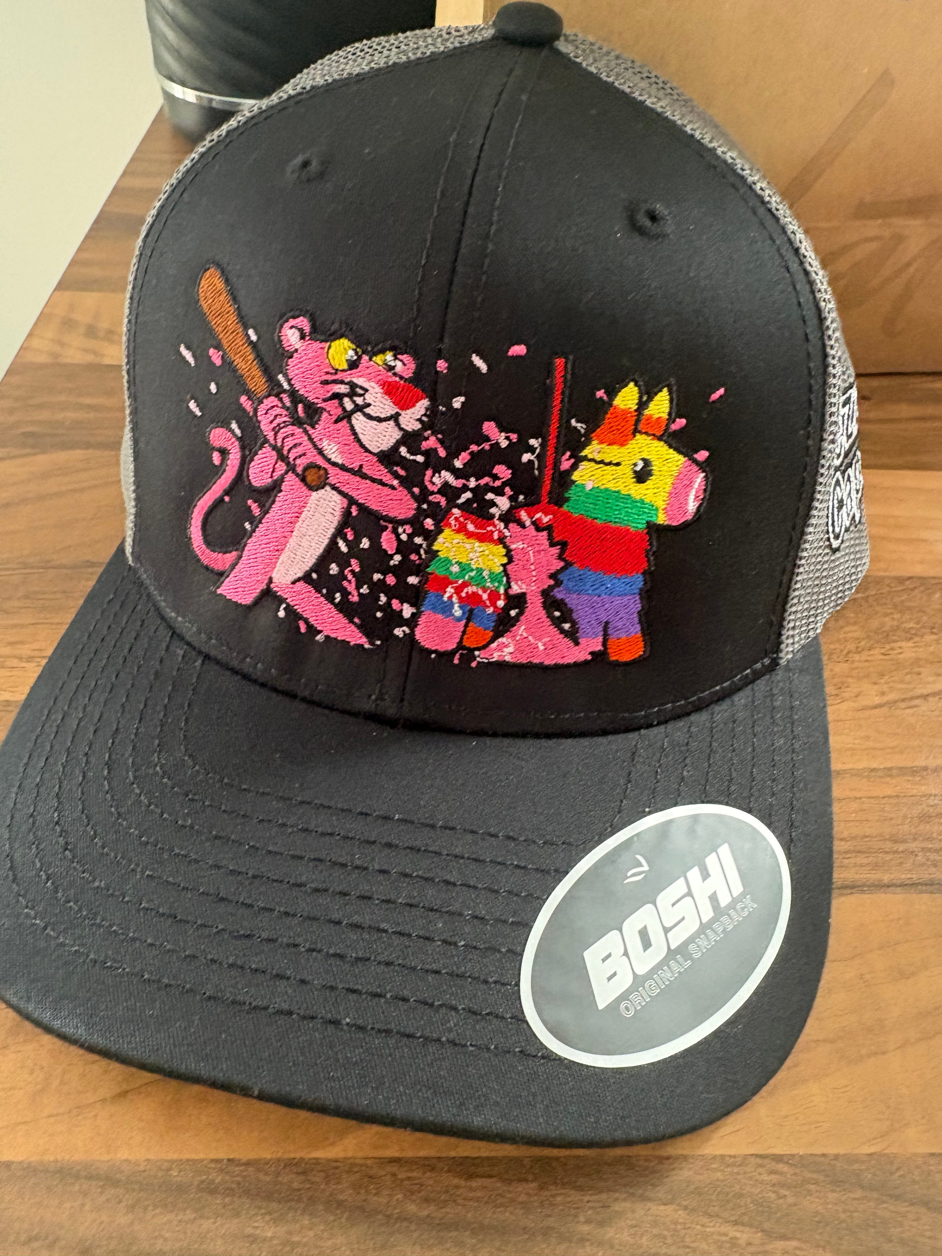 Pink Piñata party- black/grey