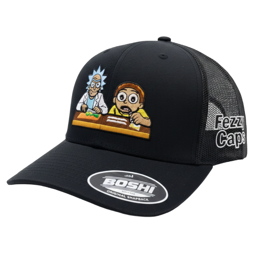 Pickle rick and snorty- black