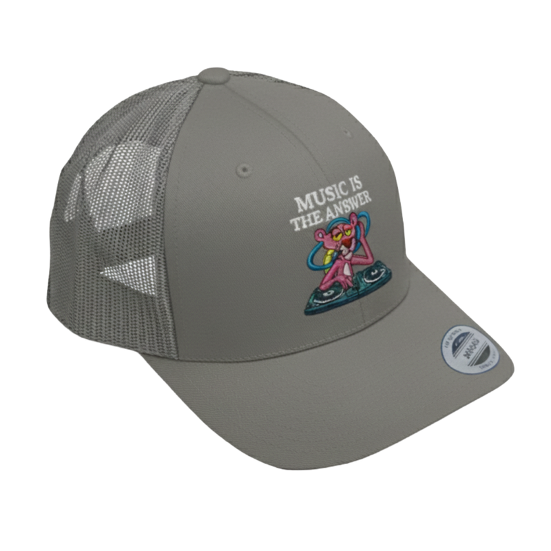 Pink panther music is the answer-grey