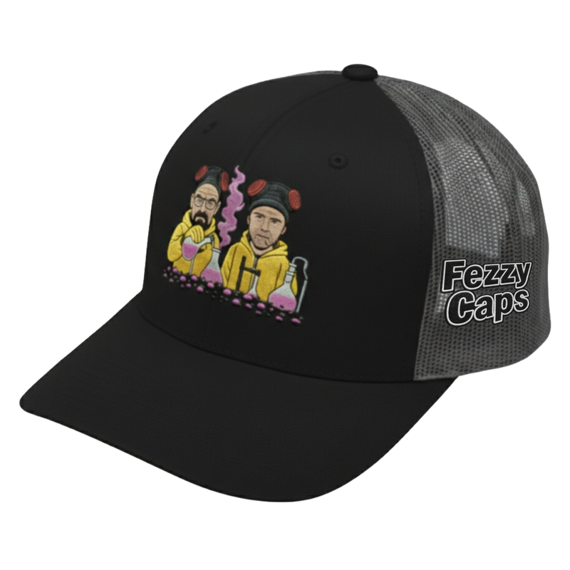 Breaking bad pink cook up- black/grey